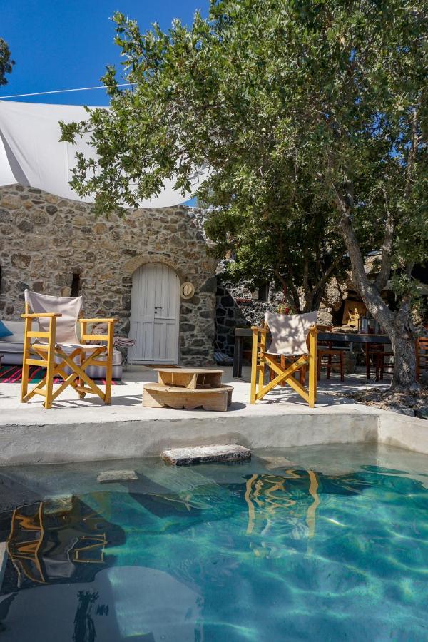 My Old Stone House In A 2 000 Sqm Private Garden With Fab Glamping Tent Mandraki  Exterior photo