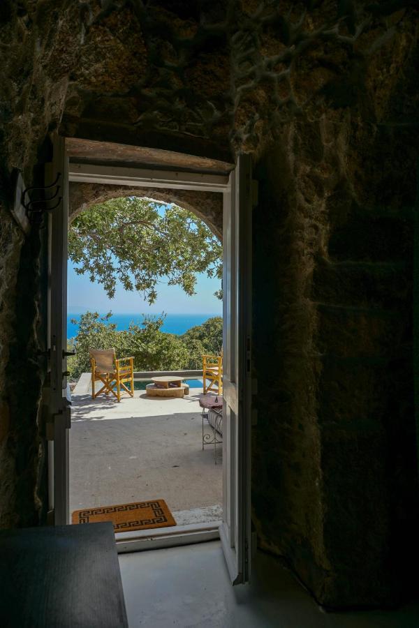 My Old Stone House In A 2 000 Sqm Private Garden With Fab Glamping Tent Mandraki  Exterior photo